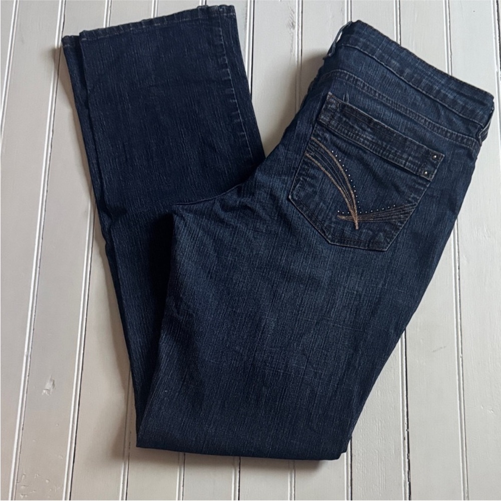 No Boundaries Straight Leg Jeans Dark Wash Size 15